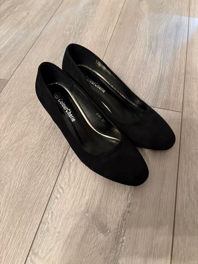 Zapatos de tacón Colour Cherie negros talla 37