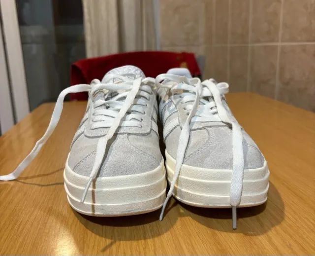 Deportivas Adidas Gazelle Plataforma Gris