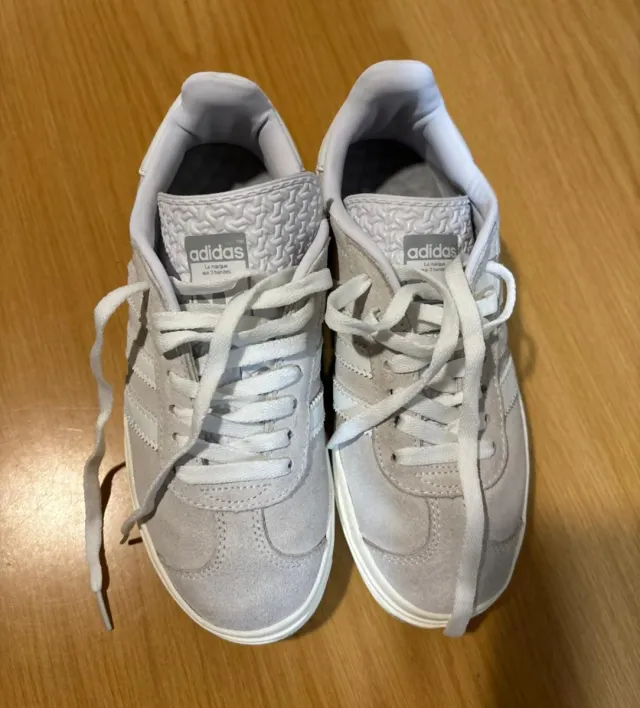 Deportivas Adidas Gazelle Plataforma Gris