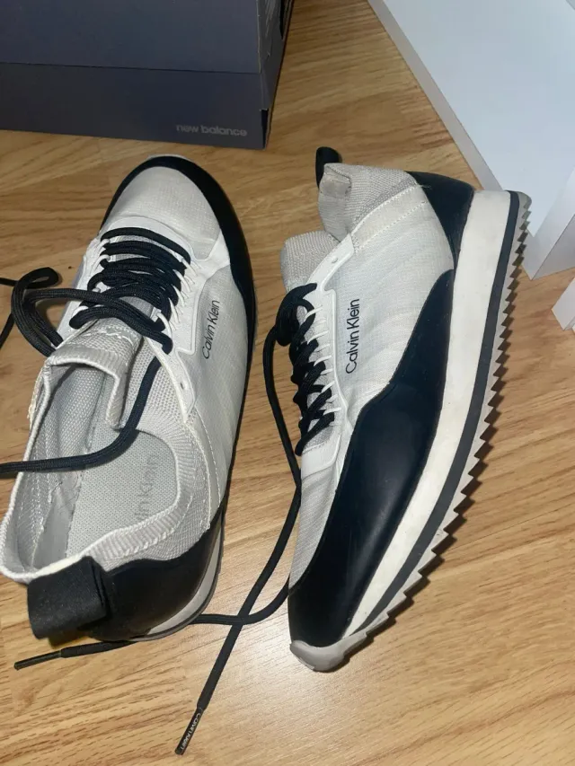 Calvin Klein Zapatillas Blancas y Negras