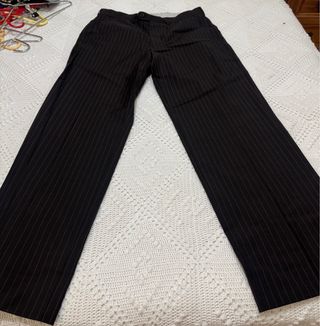 Traje Vanetto Raya Negra Talla M