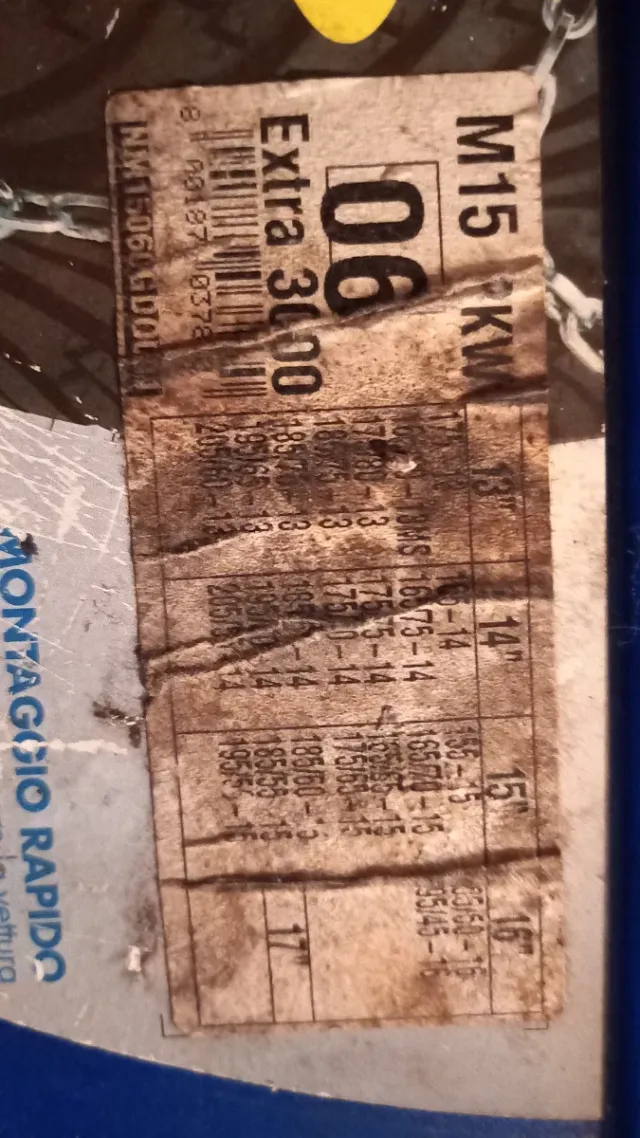 Catene da neve Weissenfels Extra 3000