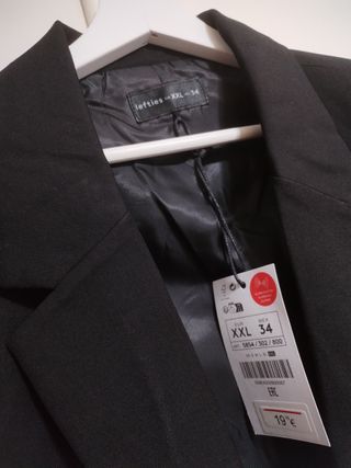 Lefties americana negra talla XXL