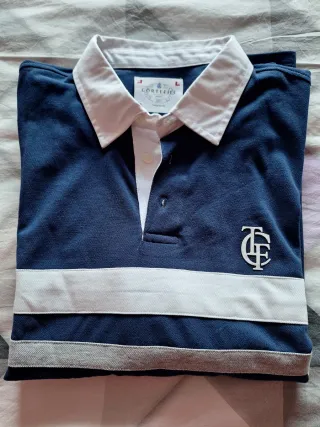 Polo Cortefiel manga larga rayas