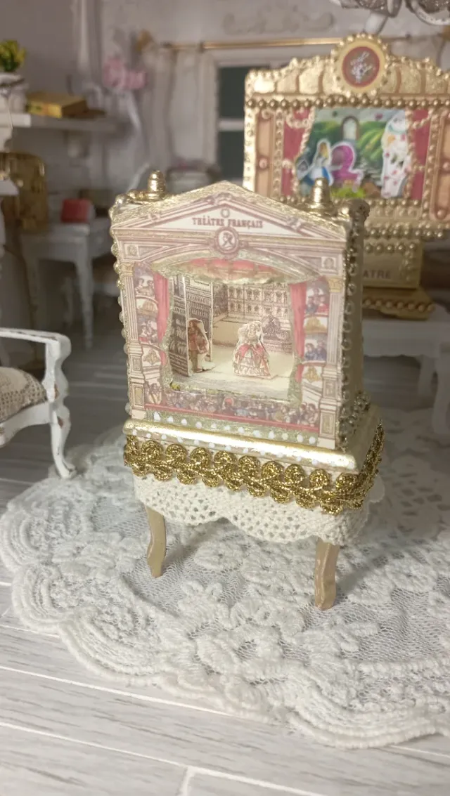 Teatrino miniatura Dollhouse 1:12