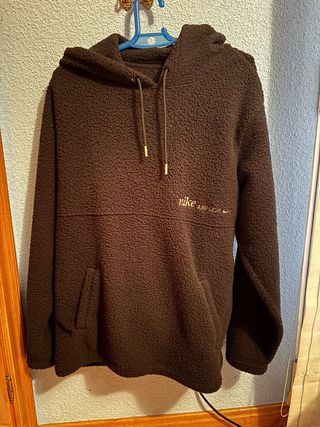 Sudadera Nike Therma-Fit Talla S Negra, unisex