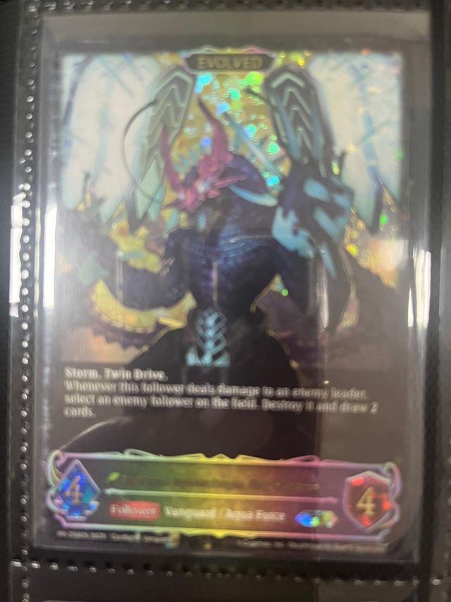 Carta Shadowverse Evolve Blue Storm Supreme Dragon