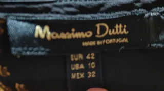 Vestido negro estampado paisley