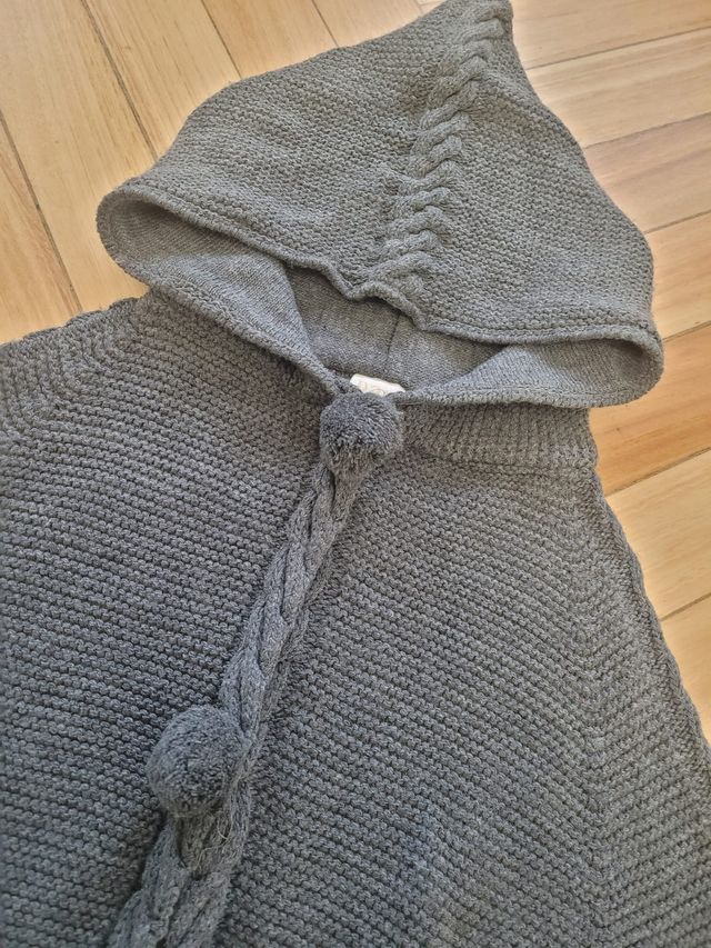 Capa Paz Rodriguez Niña T.12 Gris