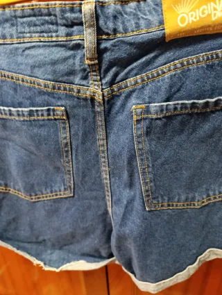 Pantalón corto vaquero mujer