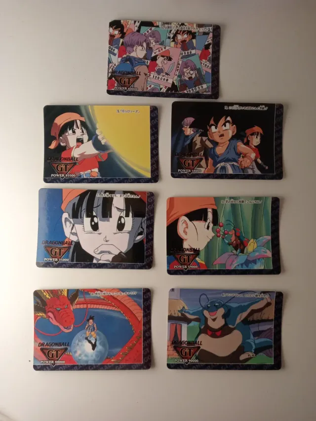 Cartas Dragon Ball GT - Precio por unidad