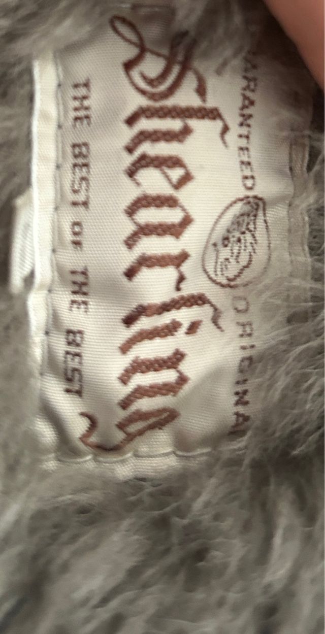 Montone originale beige/grigio