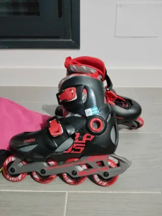 Patines en línea 4 ruedas con bolsa de regalo.