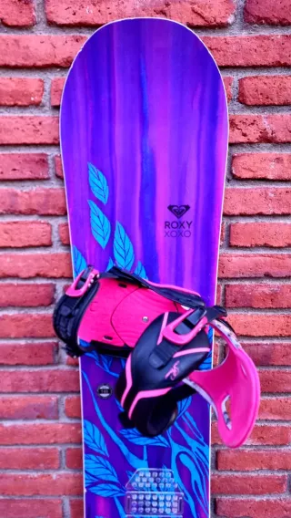 Tabla Snow Roxy Xoxo + Fijaciones Roxi Rome