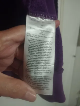 Chaqueta chándal morada Twinset