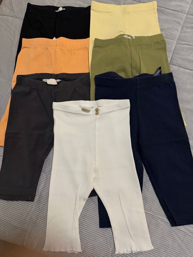 Lote 7 mallas infantiles colores