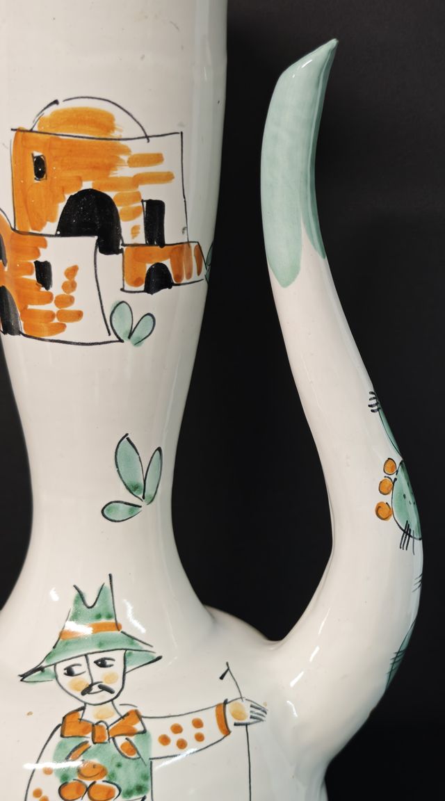 Grande brocca Vietri – Versatoio Firmato