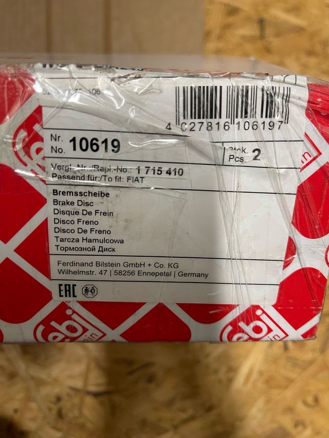 Dischi freno Fiat Abarth Lancia Ford