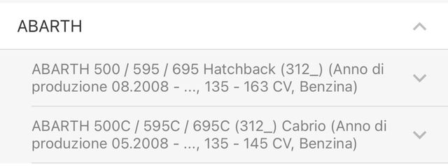 Dischi freno Fiat Abarth Lancia Ford