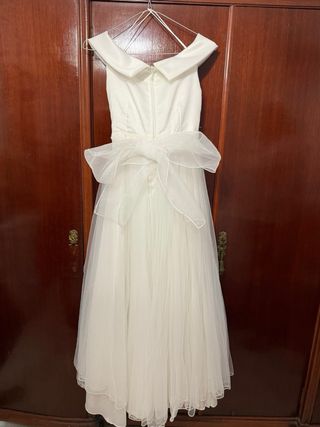 Vestido comunión palabra de honor T.120