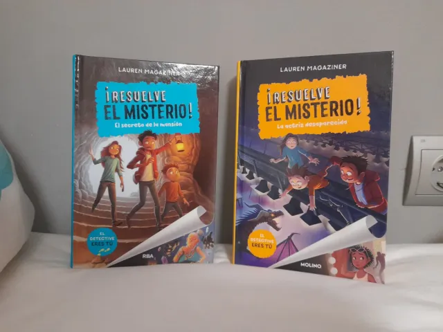 Libros ¡Resuelve el misterio! 1 y 2