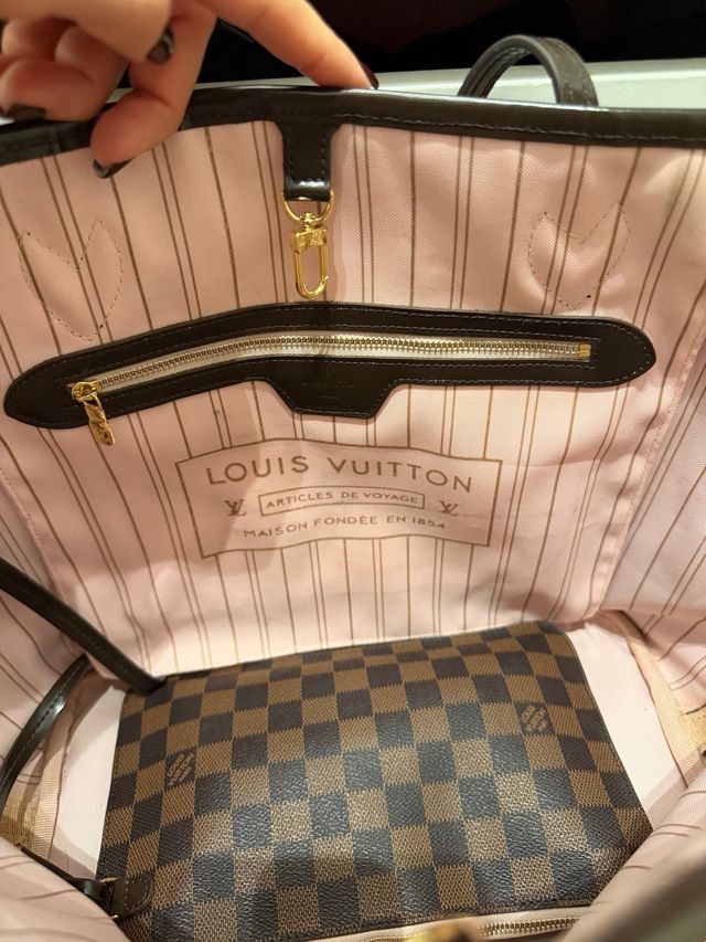Bolso Louis Vuitton Neverfull MM Rose Ballerine