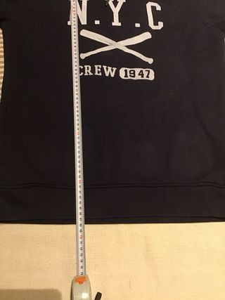 Sudadera Hombre NYC Crew 1947 Azul Marino