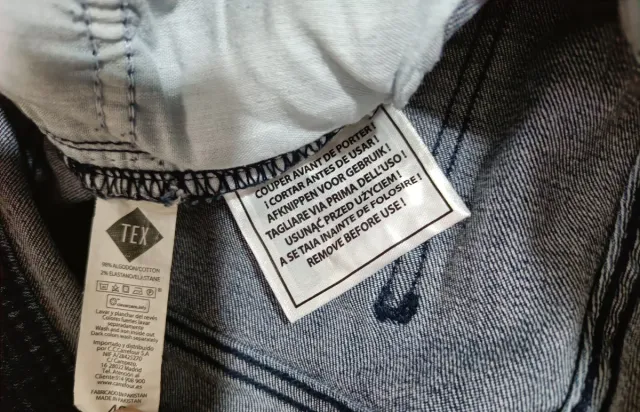 Pantalón vaquero TALLY WEiJL Tiras Verdes Talla M