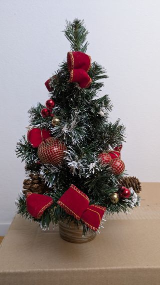 Alberino di Natale decorato