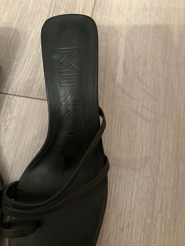 Sandalias Mango Negras Talla 37