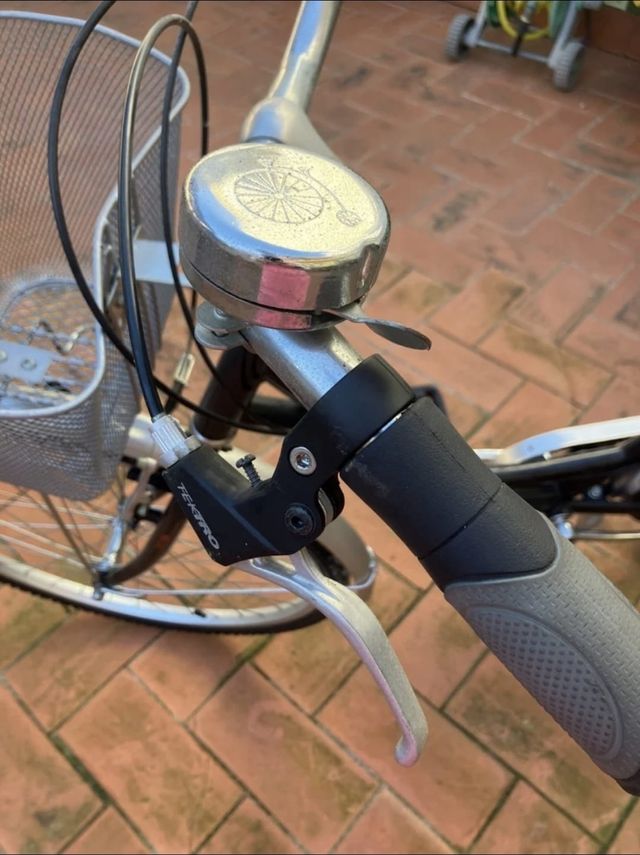 Bicicleta de marchas con cesta