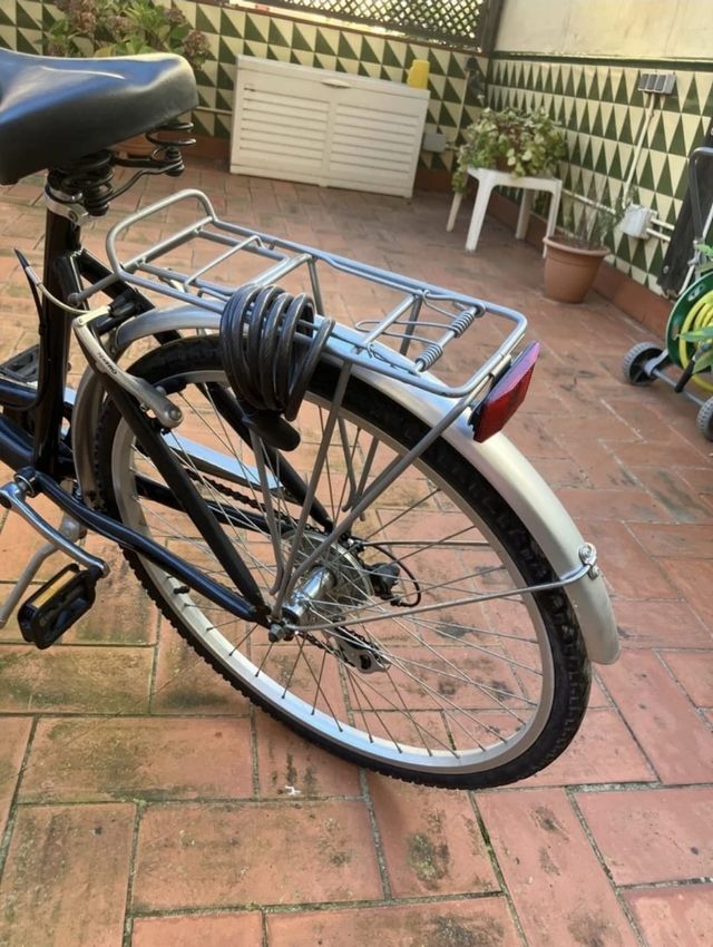 Bicicleta de marchas con cesta