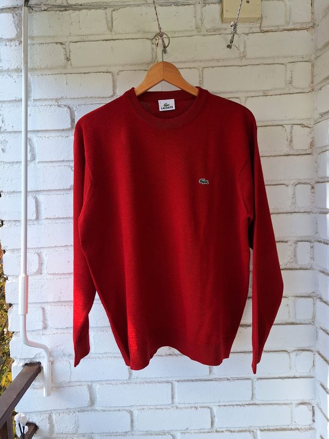 Jersey Lacoste Punto Hombre XL Rojo