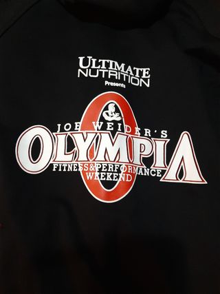 Sudadera Mr. Olympia Negra y Roja