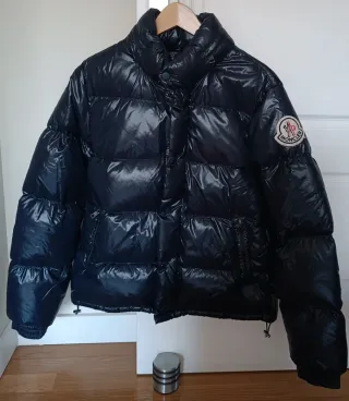 Plumas Moncler Azul Marino Original Vintage