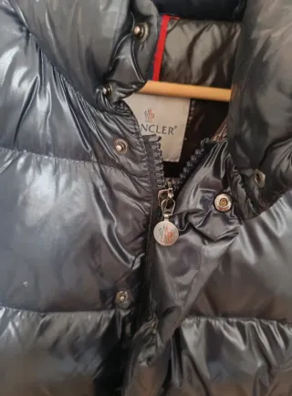 Plumas Moncler Azul Marino Original Vintage