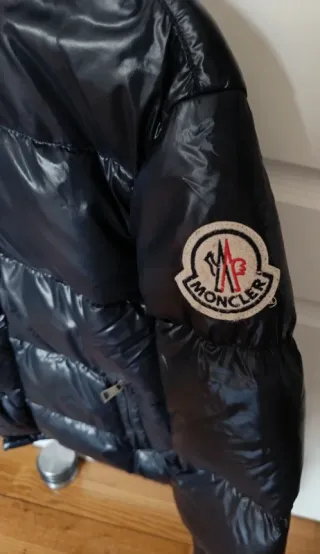 Plumas Moncler Azul Marino Original Vintage