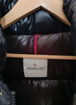 Plumas Moncler Azul Marino Original Vintage