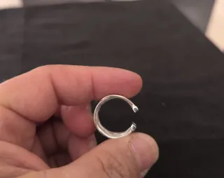 Anillo trenzado ajustable