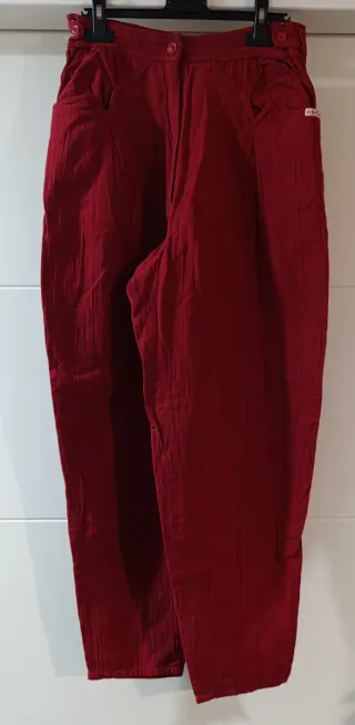 Pantalón mujer rojo