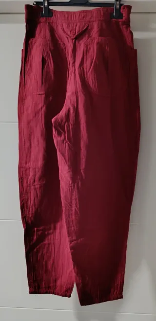Pantalón mujer rojo