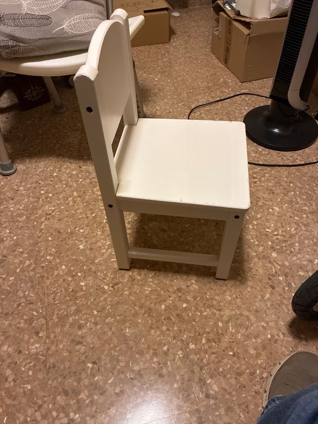 Silla infantil Ikea Sundvik blanca