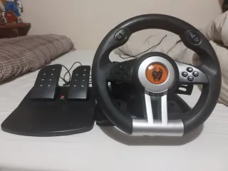 Volante KROM K-WHEEL para PS4, PS3 ,XBOX ONE Y PC.
