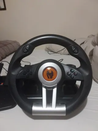 Volante KROM K-WHEEL para PS4, PS3 ,XBOX ONE Y PC.