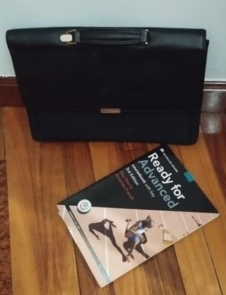 Maletín/Cartera Portadocumentos Negro