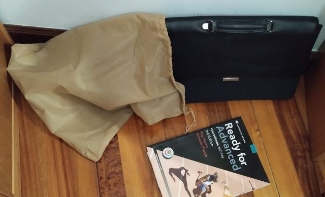 Maletín/Cartera Portadocumentos Negro