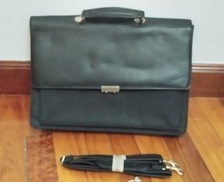 Maletín/Cartera Portadocumentos Negro