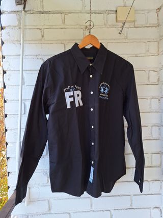 Camisa La Martina Negra Talla XL