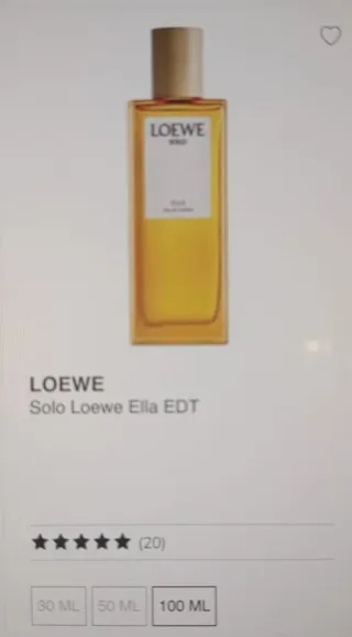 Loewe Solo Loewe Ella EDT 100ml