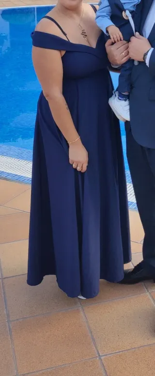Vestido azul, talla M